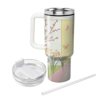 Spring Radiance  Unique Tumblers