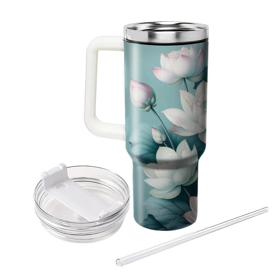 Ethereal Lotus Reverie  Tumbler Cups