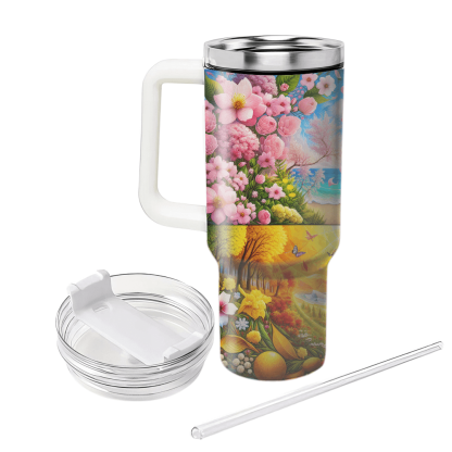 Seasonal Bliss  Unique Tumblers