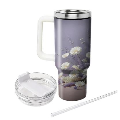 Delicate Floral Charm  Insulated Tumblers