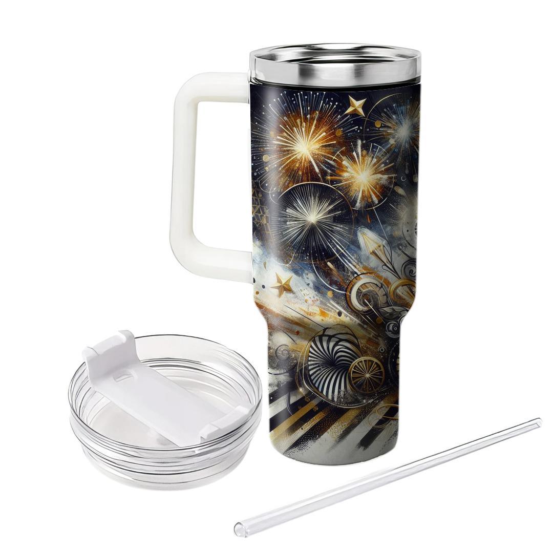 Joyful Revelry - New Year’s Eve  Decorative Tumblers