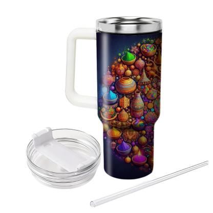 Unity In Diversity - Global Harmony Festival  Tumblers With Lids