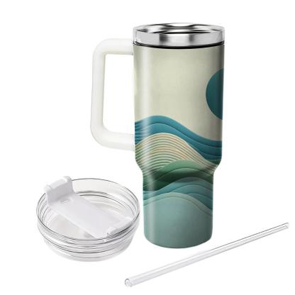 Timeless Harmony Waves  Travel Tumblers