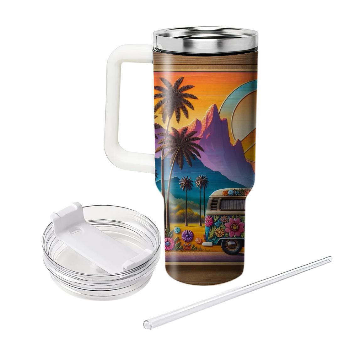 Classic Vw Van Adventure  Custom Tumblers