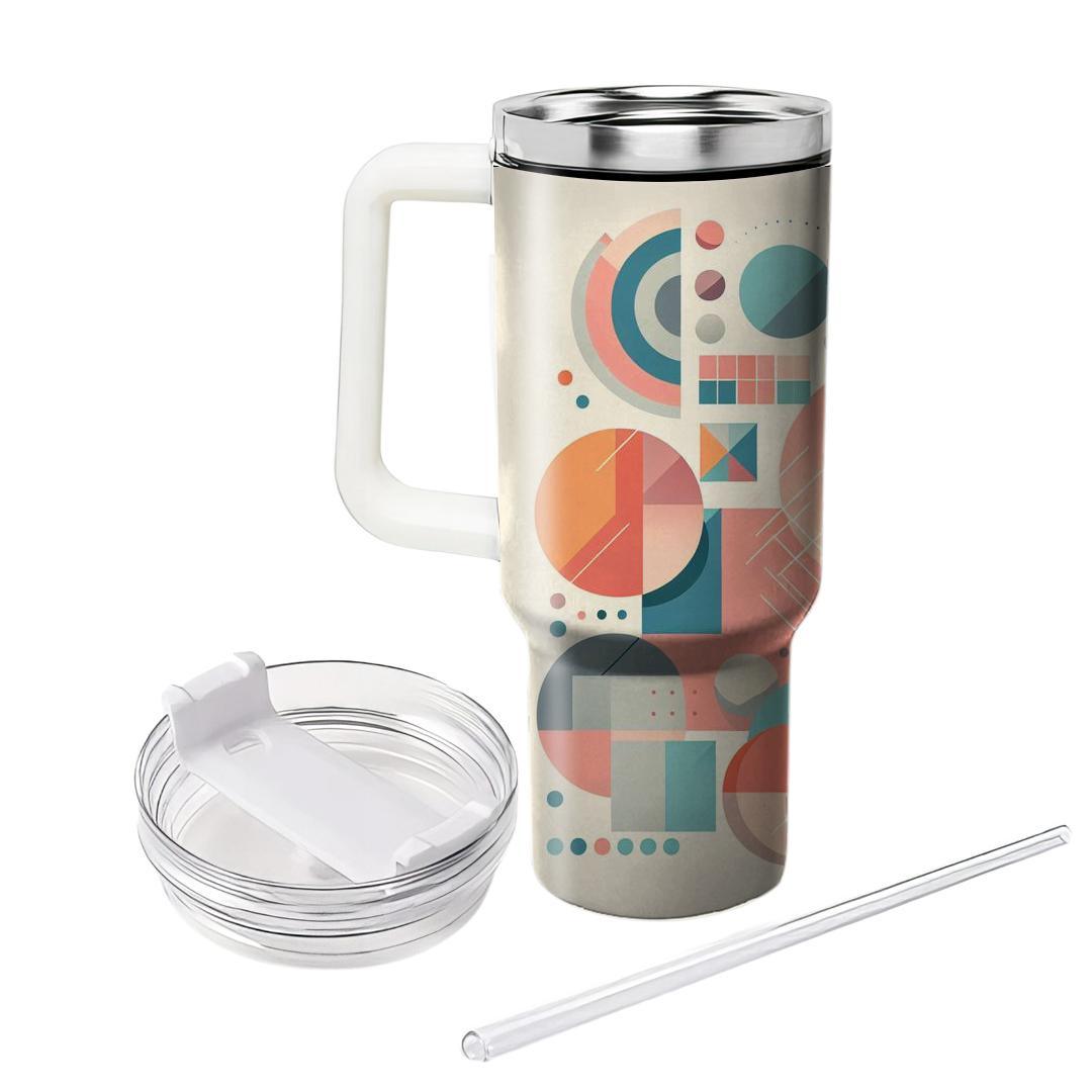 Geometric Retro Dreams  Personalized Tumblers
