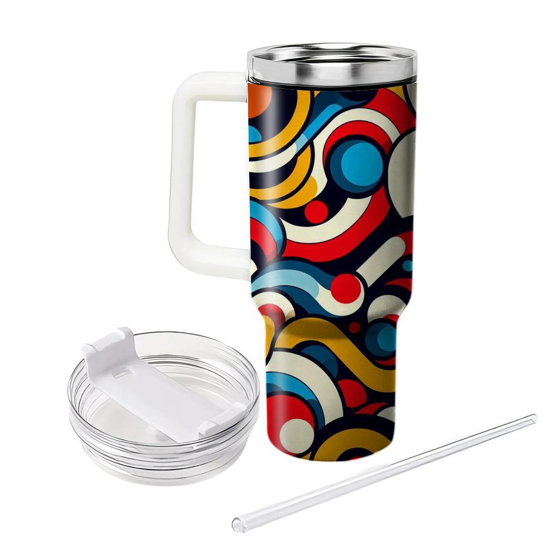 Bold Graphic Circles  Tumblers For Gifts