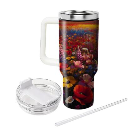 Spring Wildflower Field  Tumbler Cups