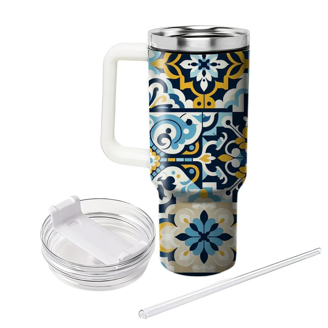 Chic Moroccan Tiles  Insulated Tumblers