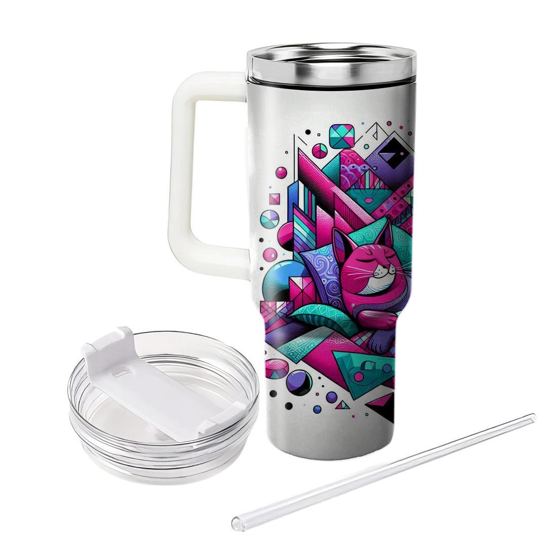 Funky Cat Dreams  Travel Tumblers