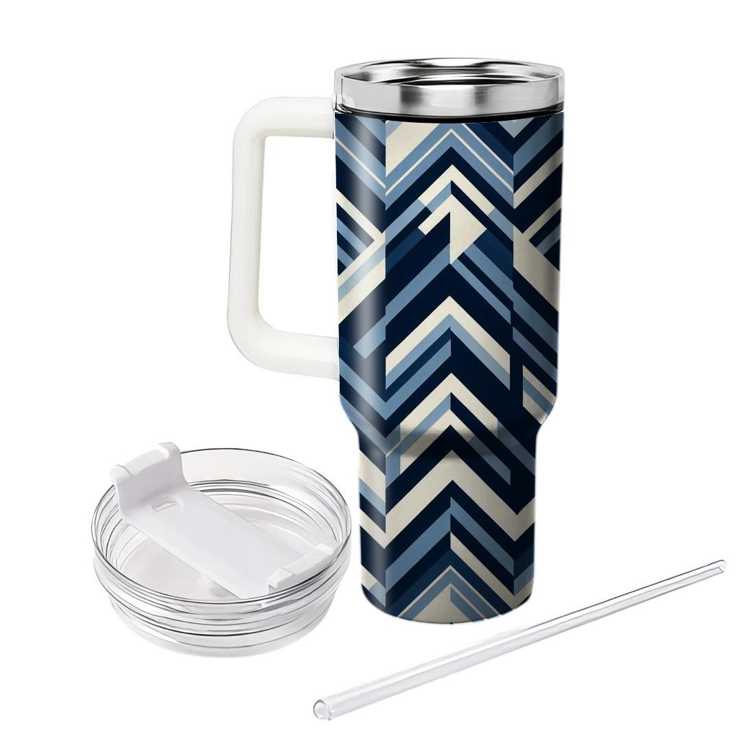 Chevron Stripe Elegance  Tumblers For Gifts