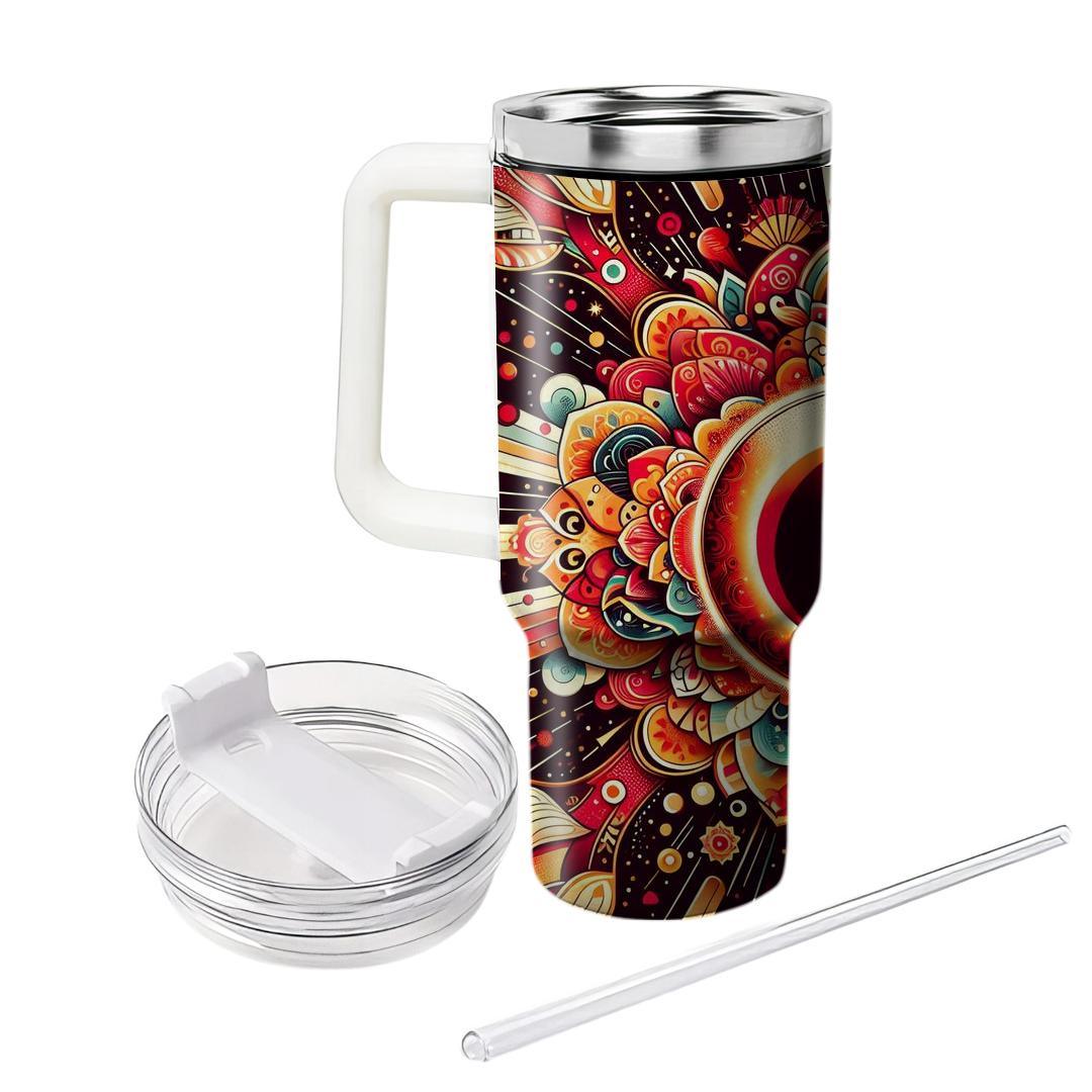 Eclipse Of Colors - Lunar New Year  Tumblers With Lids