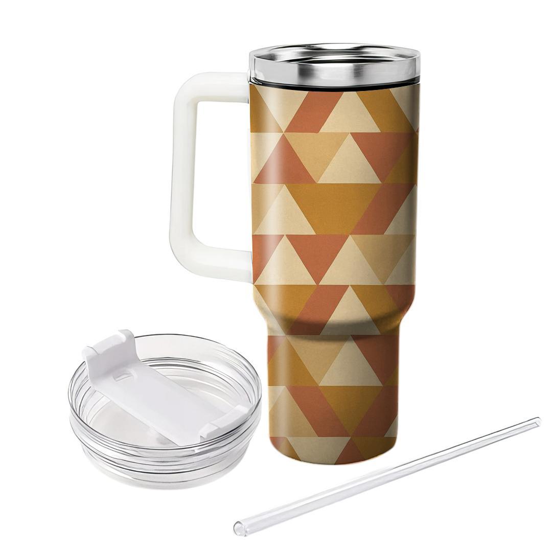 Triangular Desert Mirage Unique Tumblers