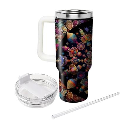 Kaleidoscope Of Celebrations - Cultural Festival  Tumblers With Lids