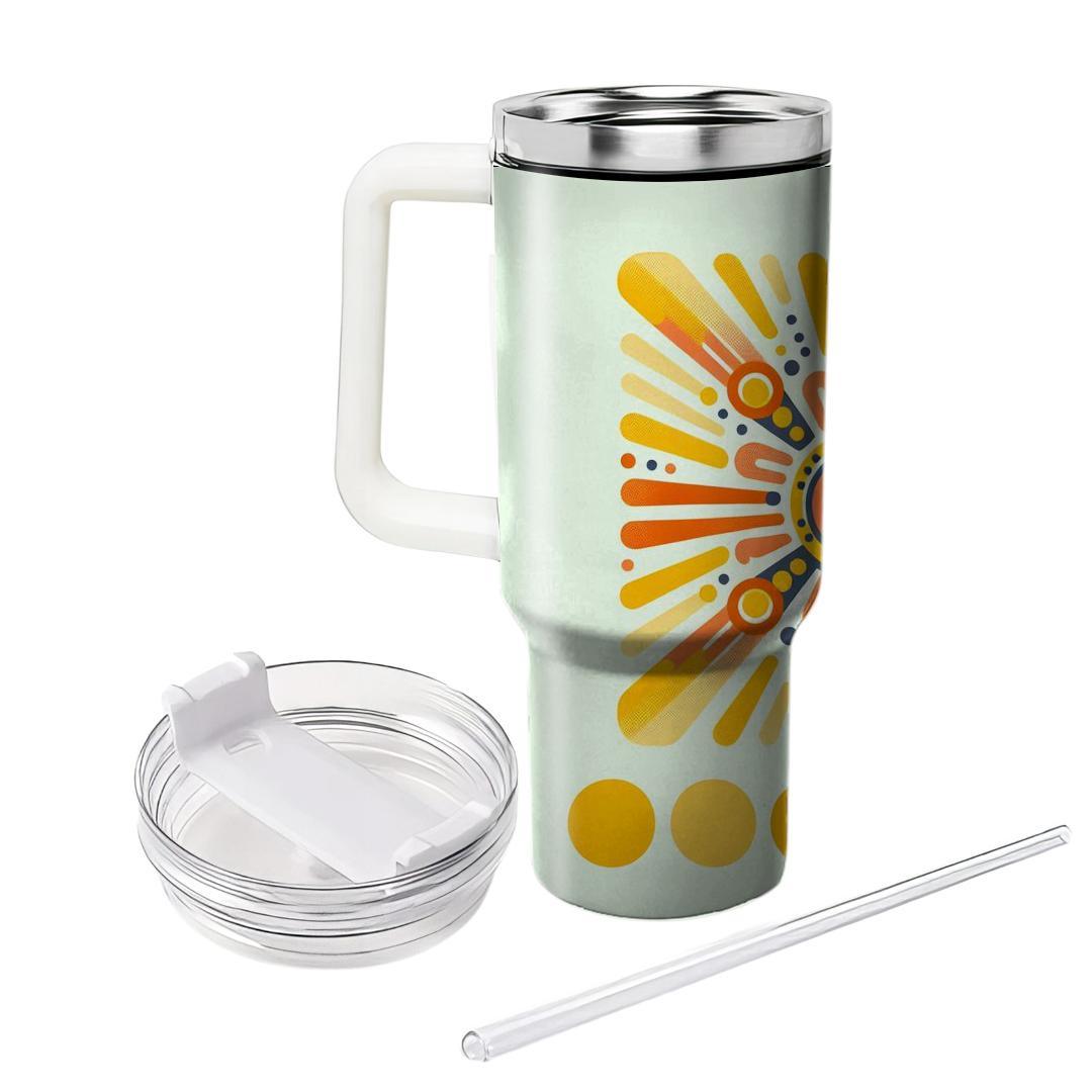 Radiant Sunbeam Burst  Unique Tumblers