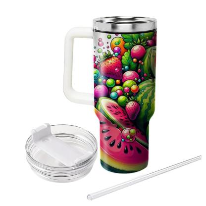 Summer Fruits Fiesta  Travel Tumblers