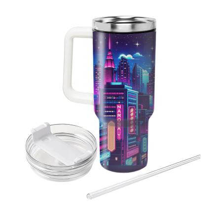 Electric City Nights Insulated Tumblers