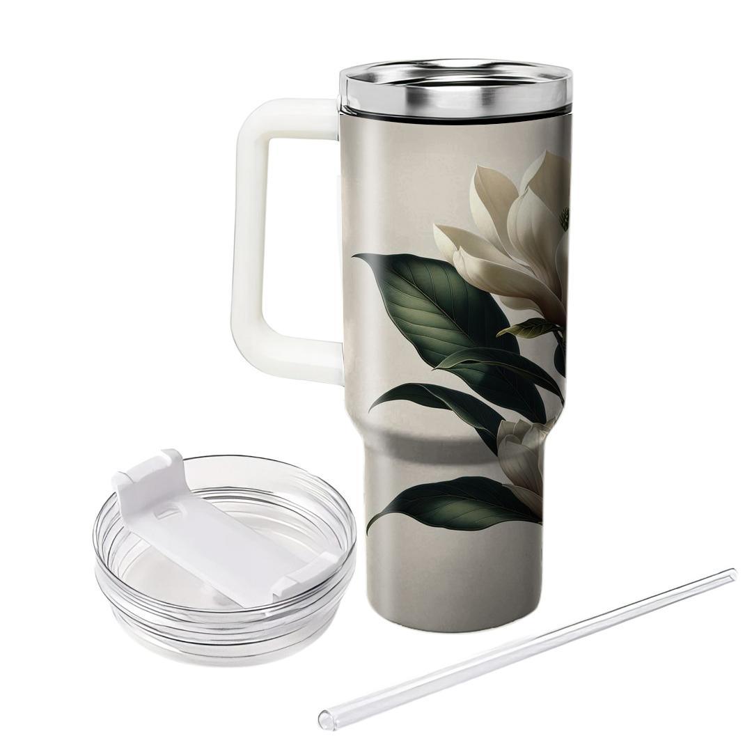 Elegant Magnolia  Tumbler Cups