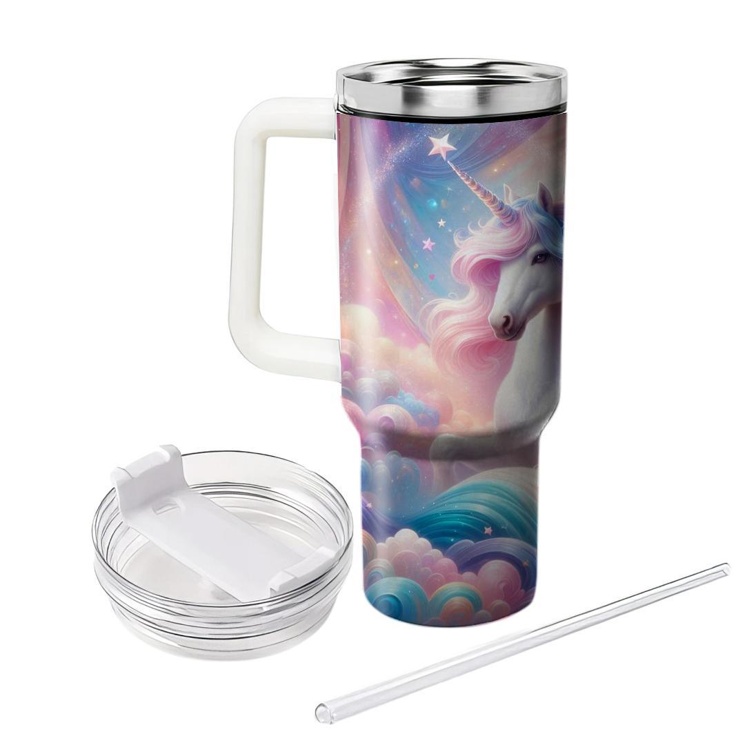Dreamy Unicorn Stardust  Tumblers With Lids