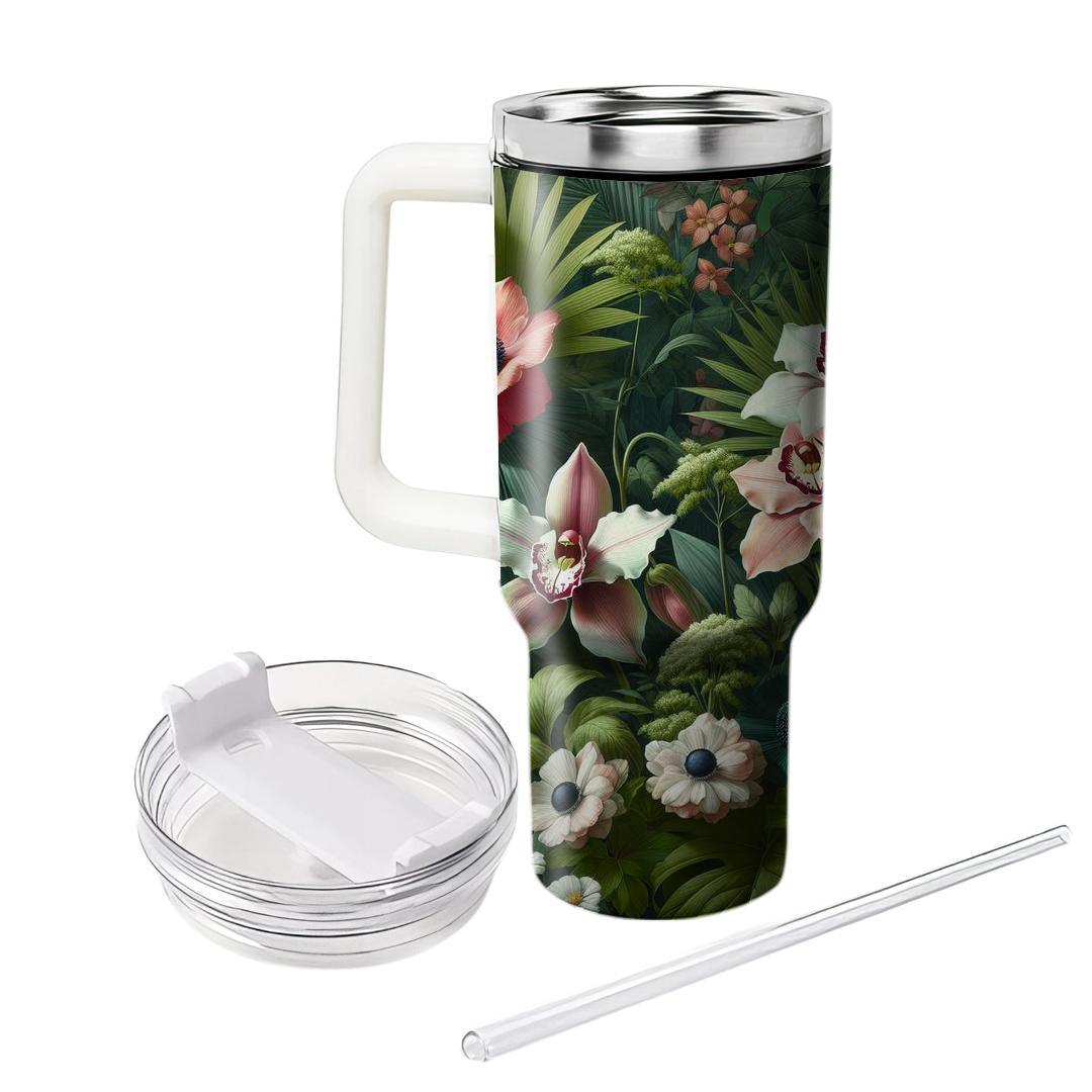Lush Botanical Haven  Tumbler Cups