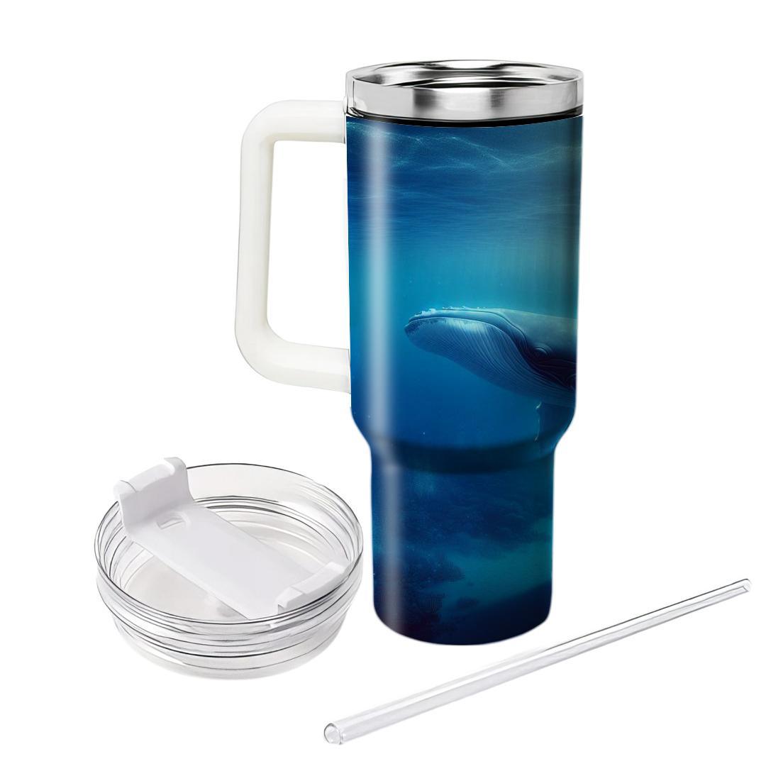 Tranquil Whale Song  Travel Tumblers