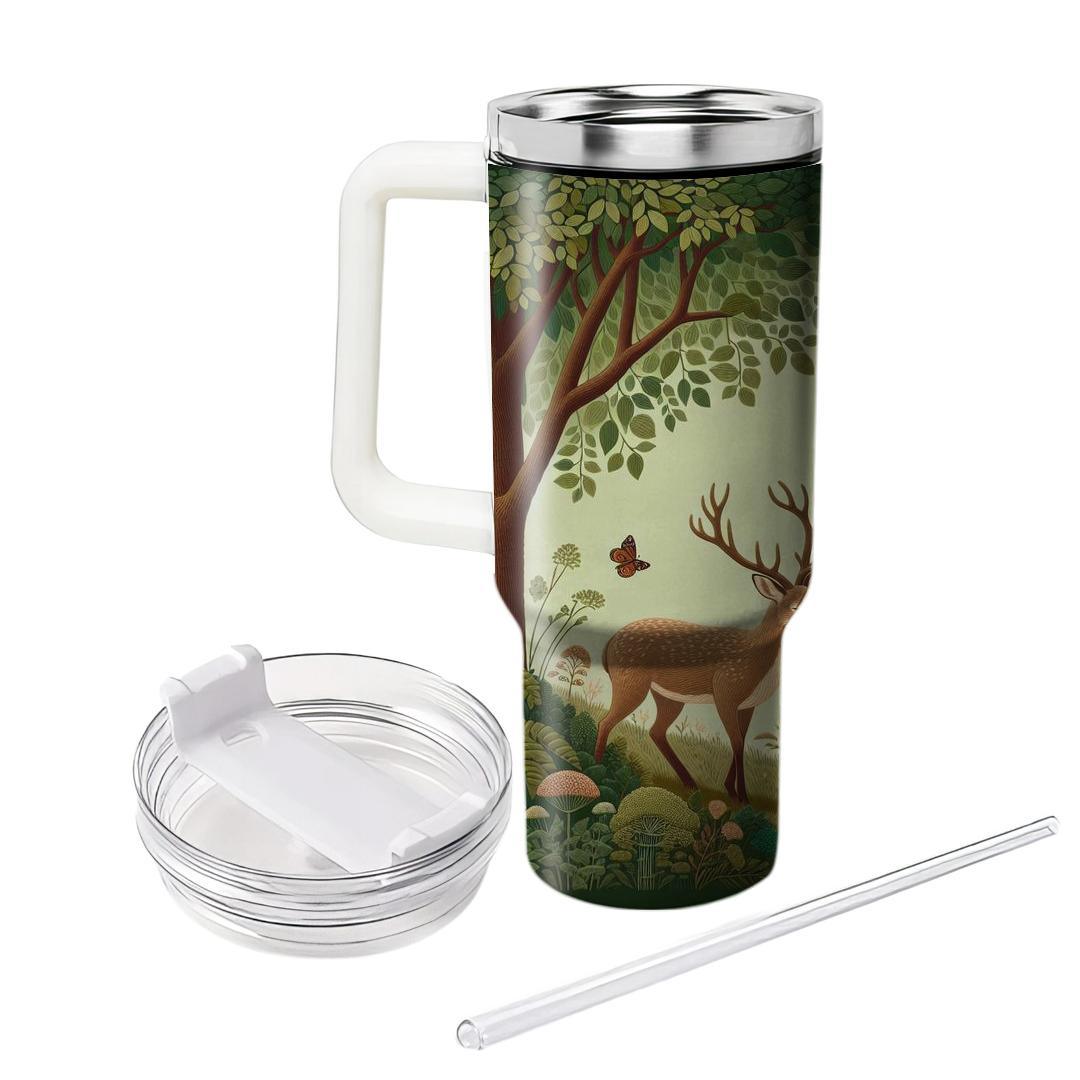 Forest Friends Gathering  Tumblers With Lids
