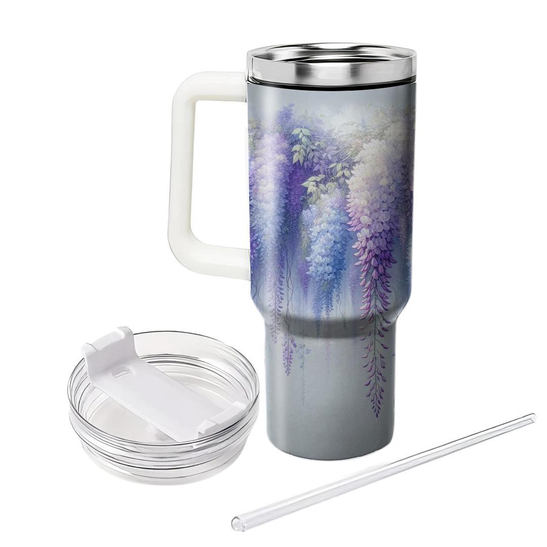 Whimsical Wisteria Wonderland  Tumbler Cups