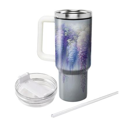 Whimsical Wisteria Wonderland  Tumbler Cups
