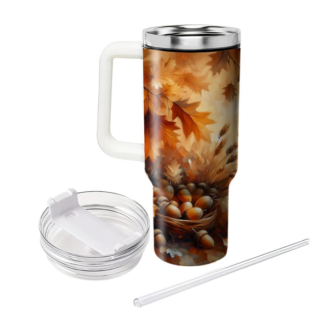 Glimmers Of Hope - Thanksgiving Reflections  Personalized Tumblers