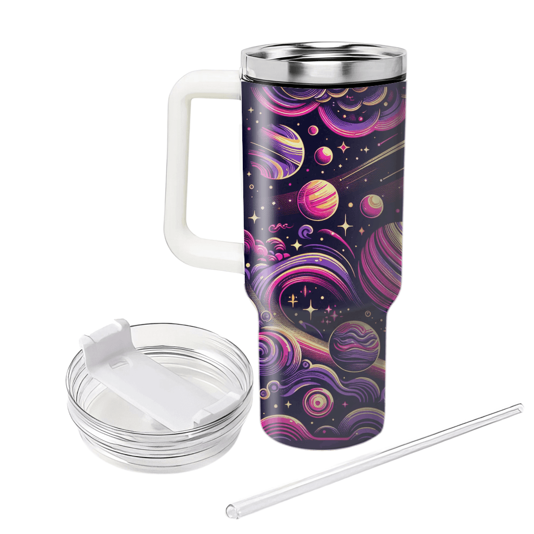 Galactic Retro  Tumbler Cups
