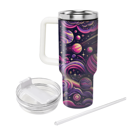 Galactic Retro  Tumbler Cups