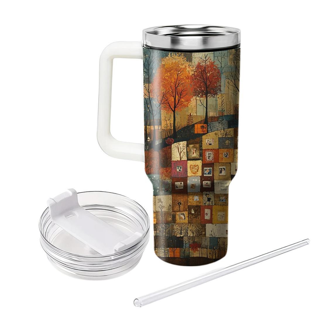 The Tapestry Of Life: A Mother’s Love Woven Into Every Moment Tumblers With Lids