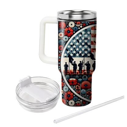 Mosaic Of Memories - Memorial Day  Tumblers With Lids