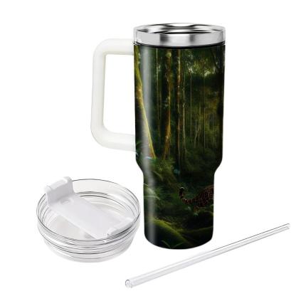 Jungle Majesty Leopard  Travel Tumblers