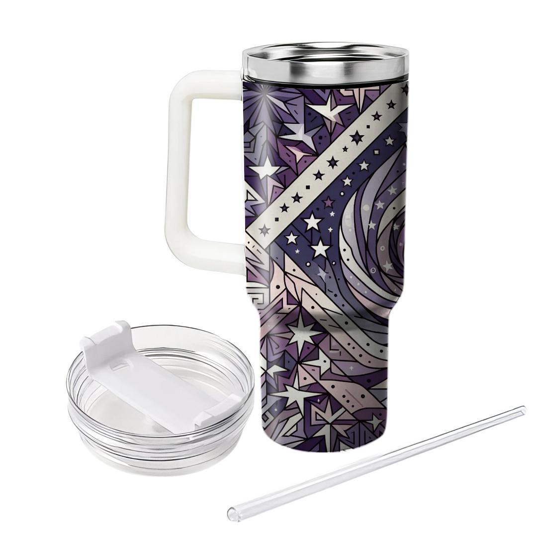 Spiraled Star Path  Tumblers For Gifts