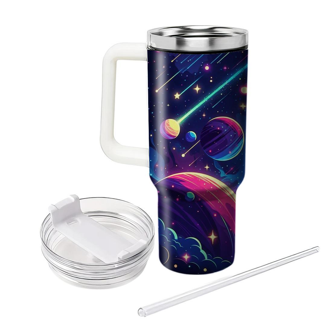 Galactic Neon Adventure  Custom Tumblers