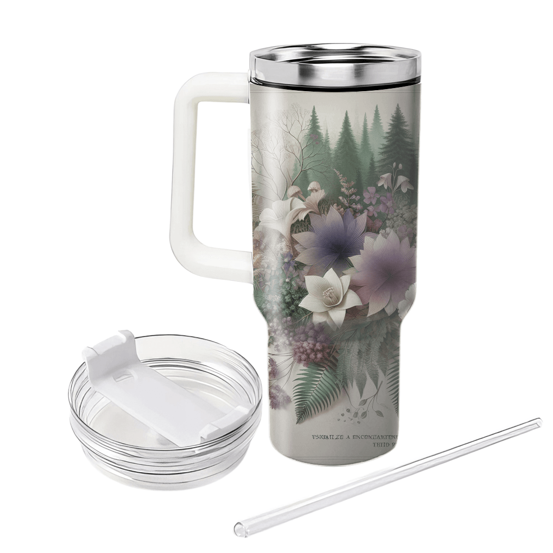 Enchanted Forest Blooms  Tumblers With Lids