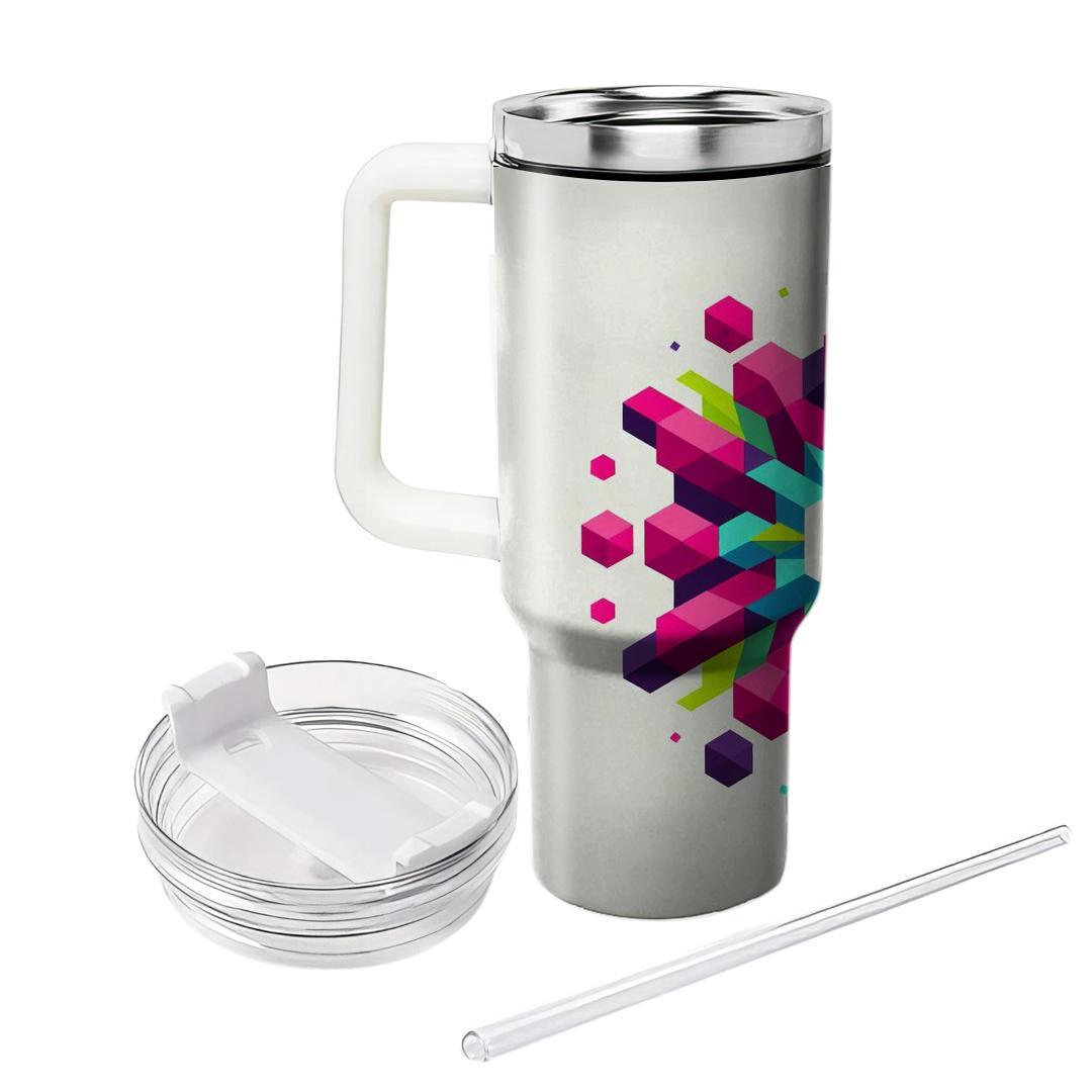 Prismatic Hexagon Burst  Tumblers For Gifts
