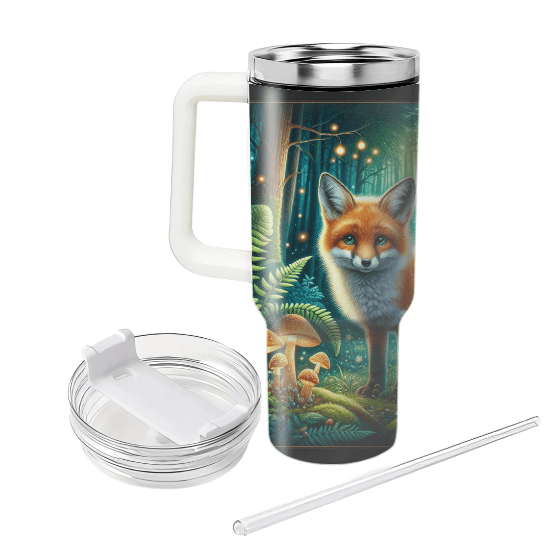Enchanted Forest Fox  Tumblers With Lids