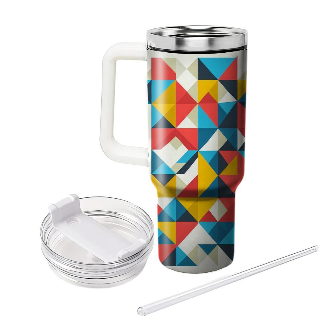 Triangular Mosaic Harmony  Tumblers For Gifts