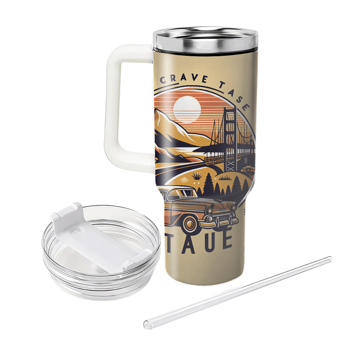 Classic Road Trip Adventure  Custom Tumblers