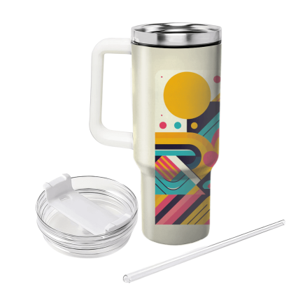 Groovy Geometric Fusion  Custom Tumblers