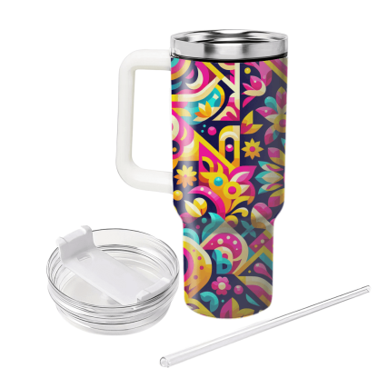 Colorful Fiesta Pattern  Custom Tumblers