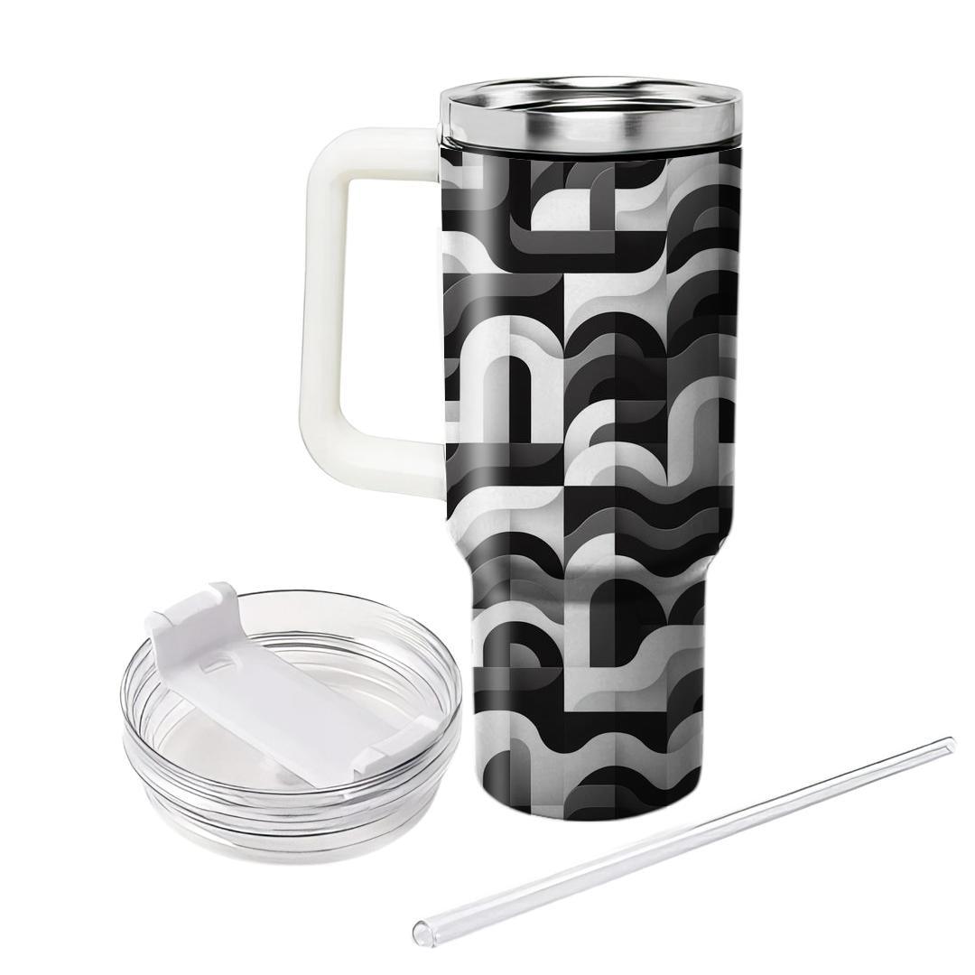 Minimalist Block Waves  Insulated Tumblers