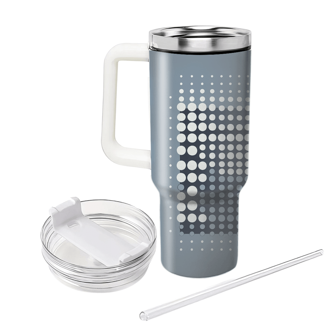 Minimalist Dot Matrix  Tumblers With Lids