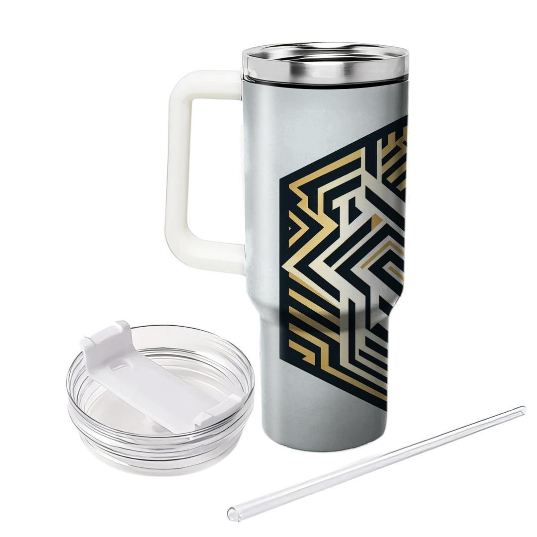 Art Deco Chevron Pattern  Decorative Tumblers