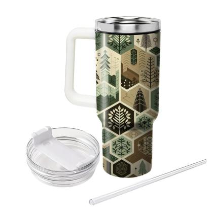 Hexagonal Forest Charm  Tumblers For Gifts