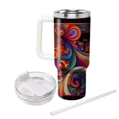 Hippie Kaleidoscope  Travel Tumblers