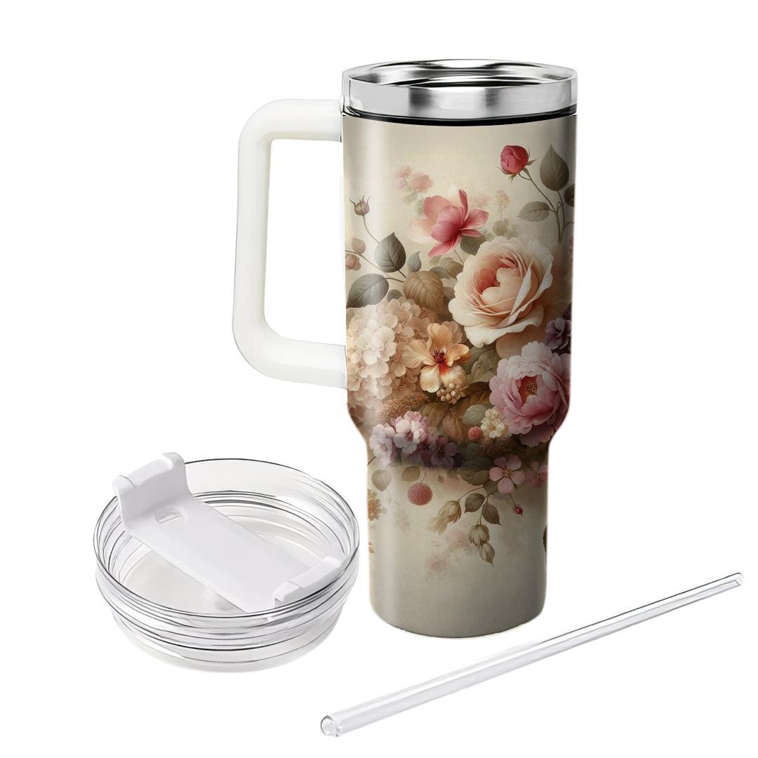 Classic Floral Medley  Decorative Tumblers