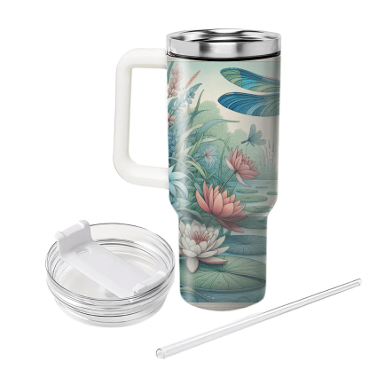 Enchanting Dragonfly Dance  Tumblers With Lids