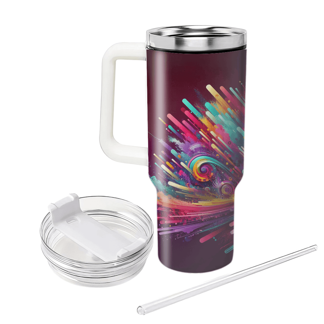 Mosaic Of Joy - Festival Of Colors  Custom Tumblers